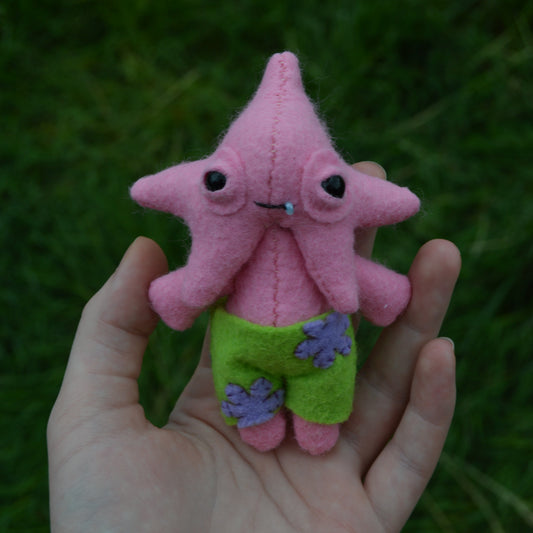 Patrick The Star Baby Keychain