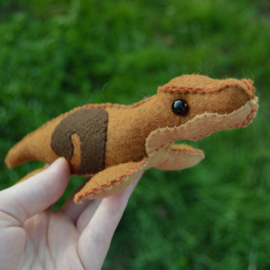 Chocolate Swirl Mosasaurus Plush