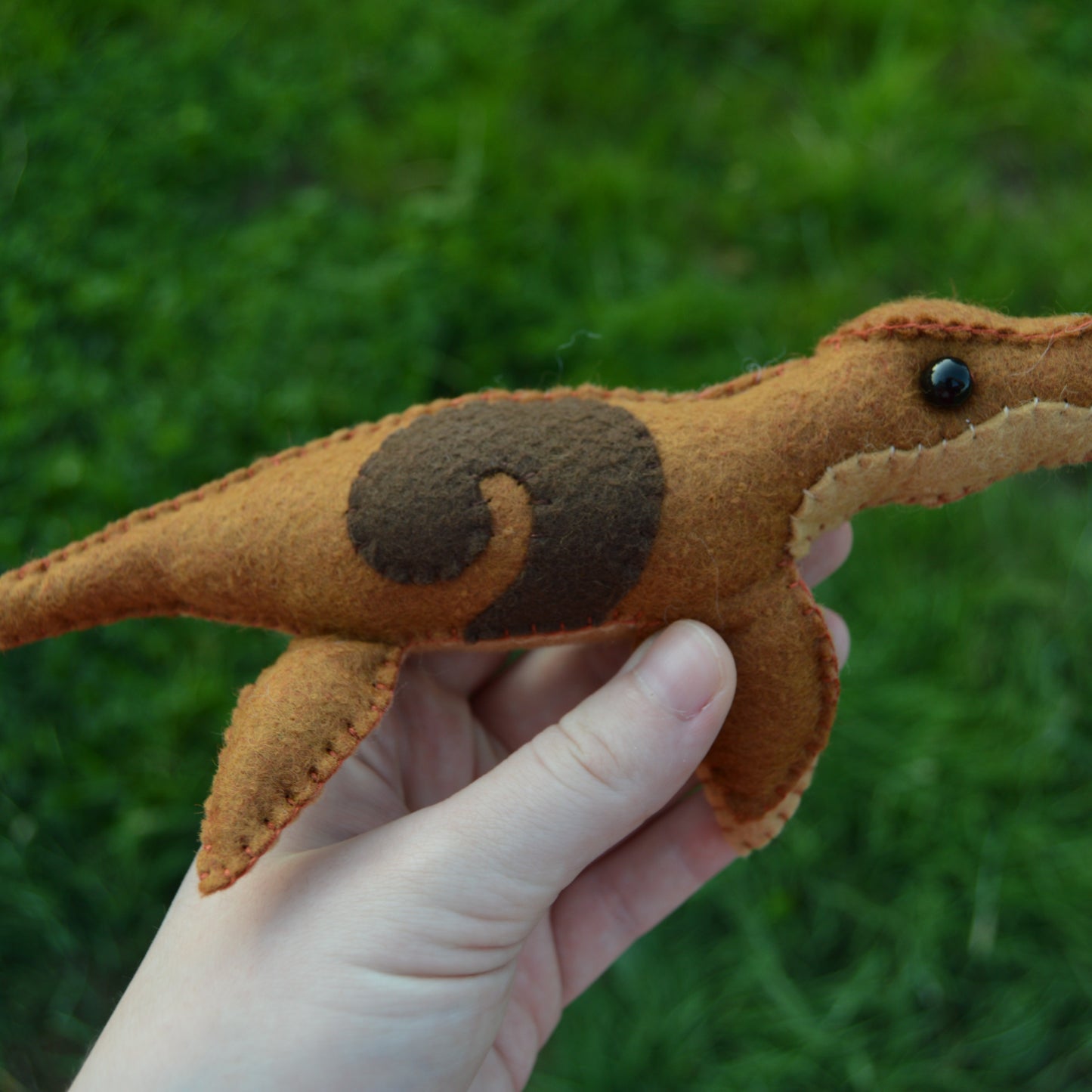 Chocolate Swirl Mosasaurus Plush