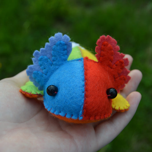 Snow Cone Axolotl Plush