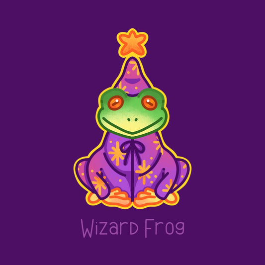 Wizard Frog Sticker