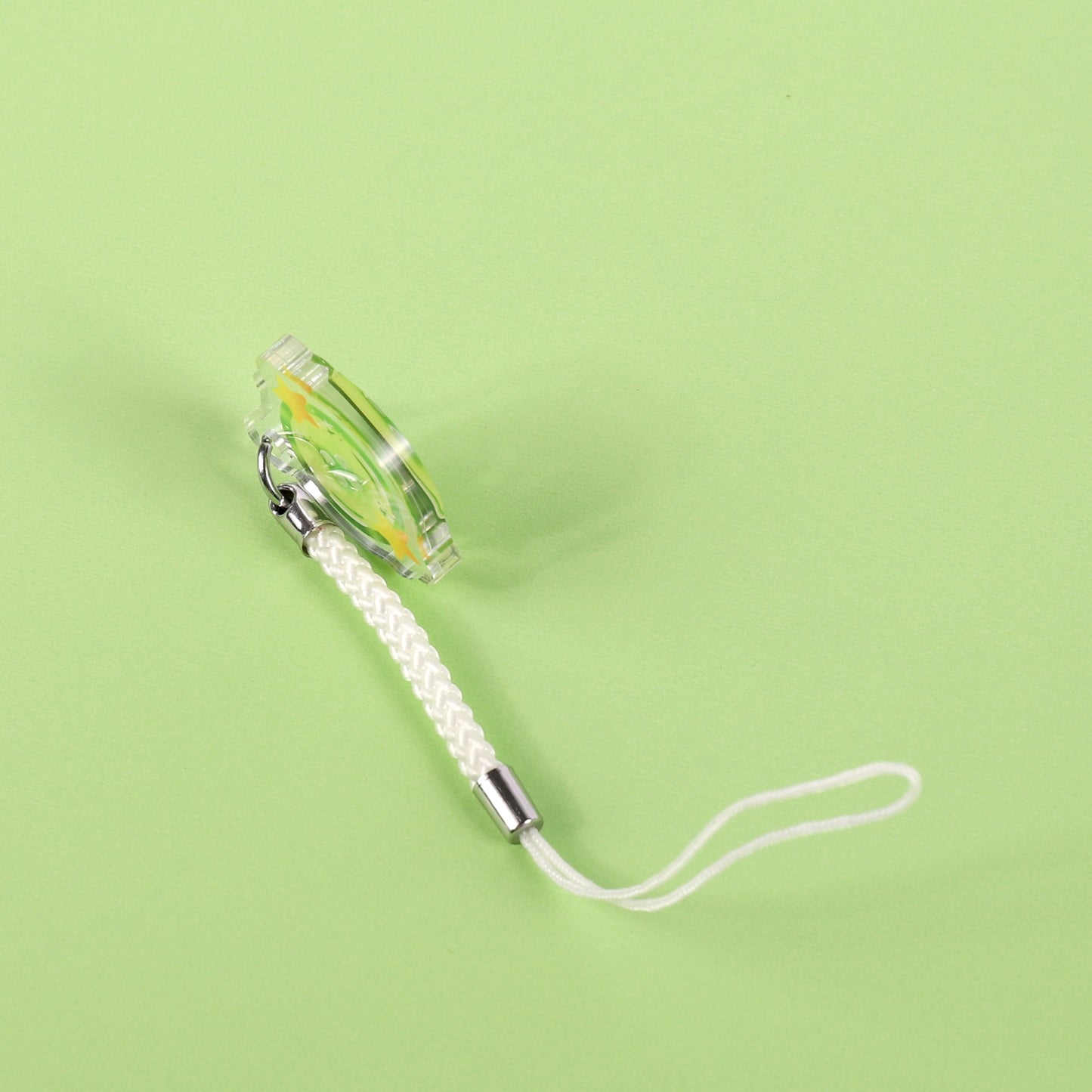 Cucumber Button Phone Charm