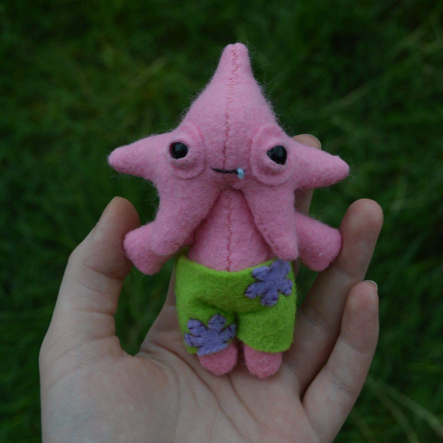 Patrick The Star Baby Keychain