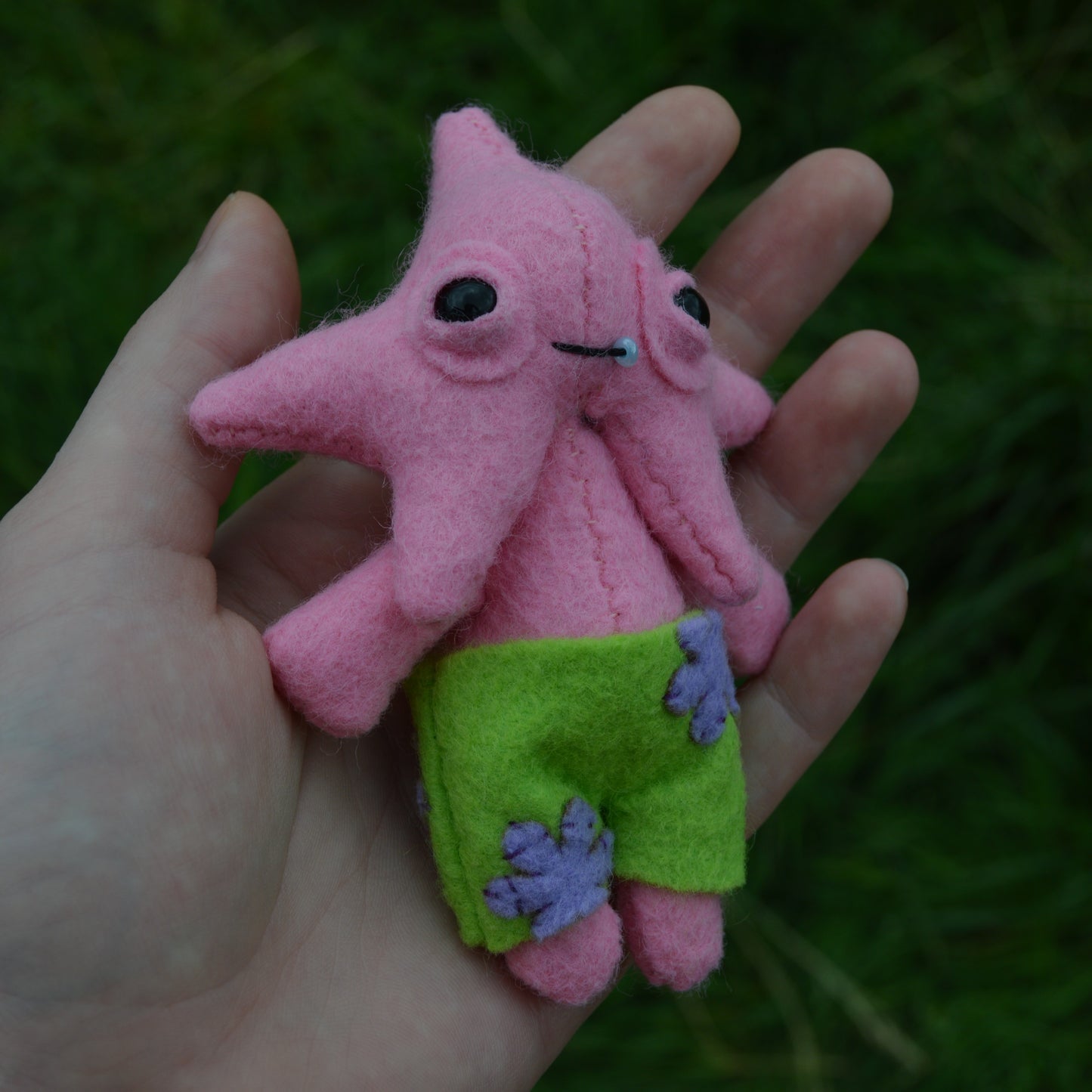 Patrick The Star Baby Keychain