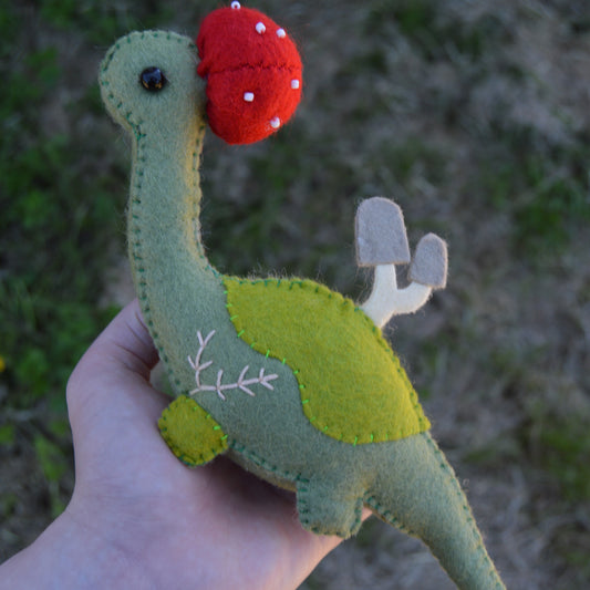 Mushroom Brontosaurus Plush