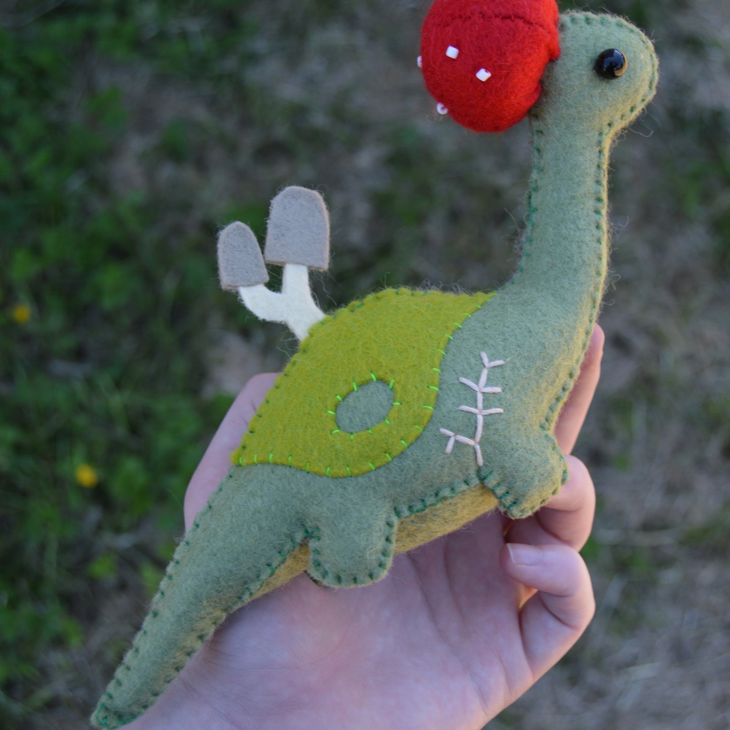 Mushroom Brontosaurus Plush