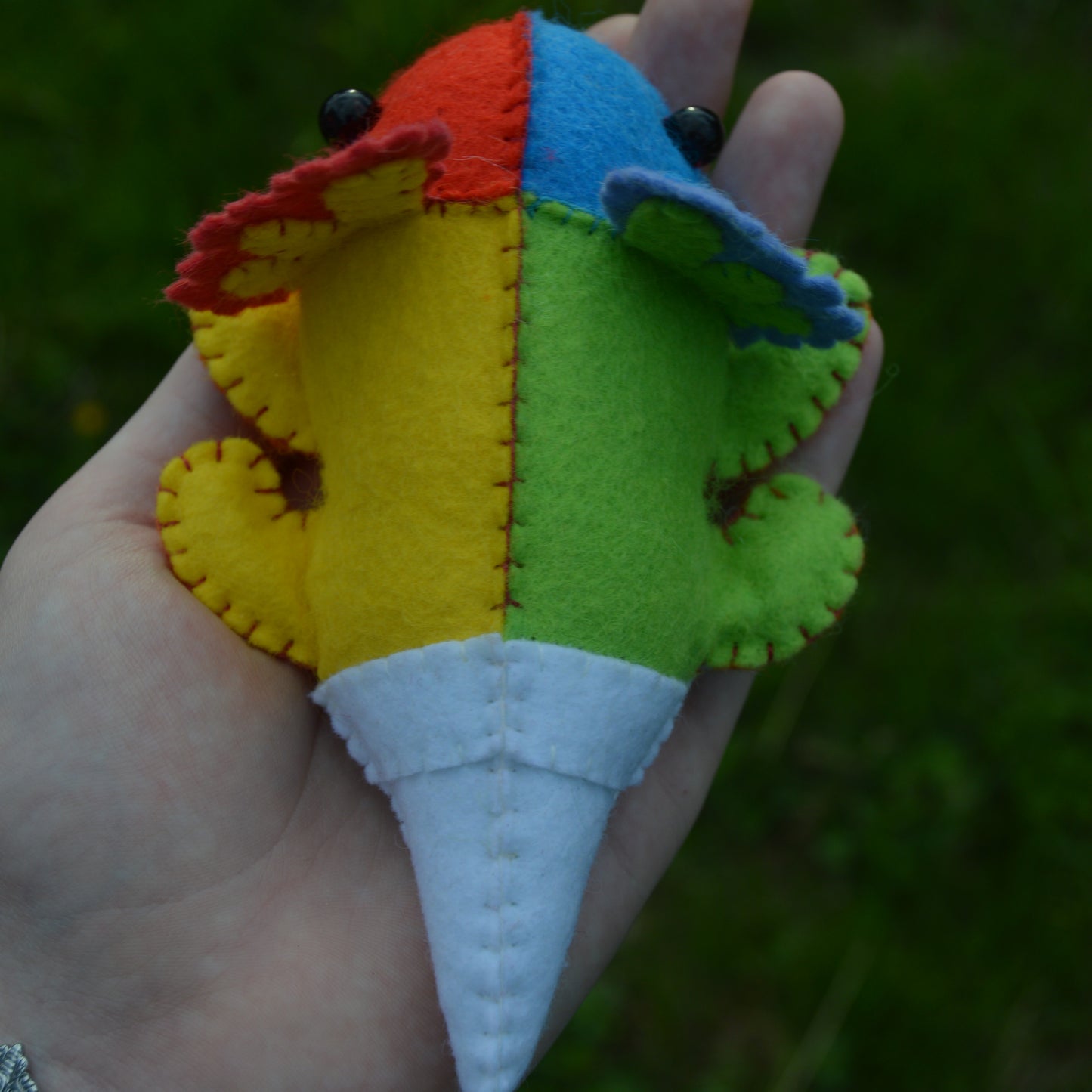 Snow Cone Axolotl Plush