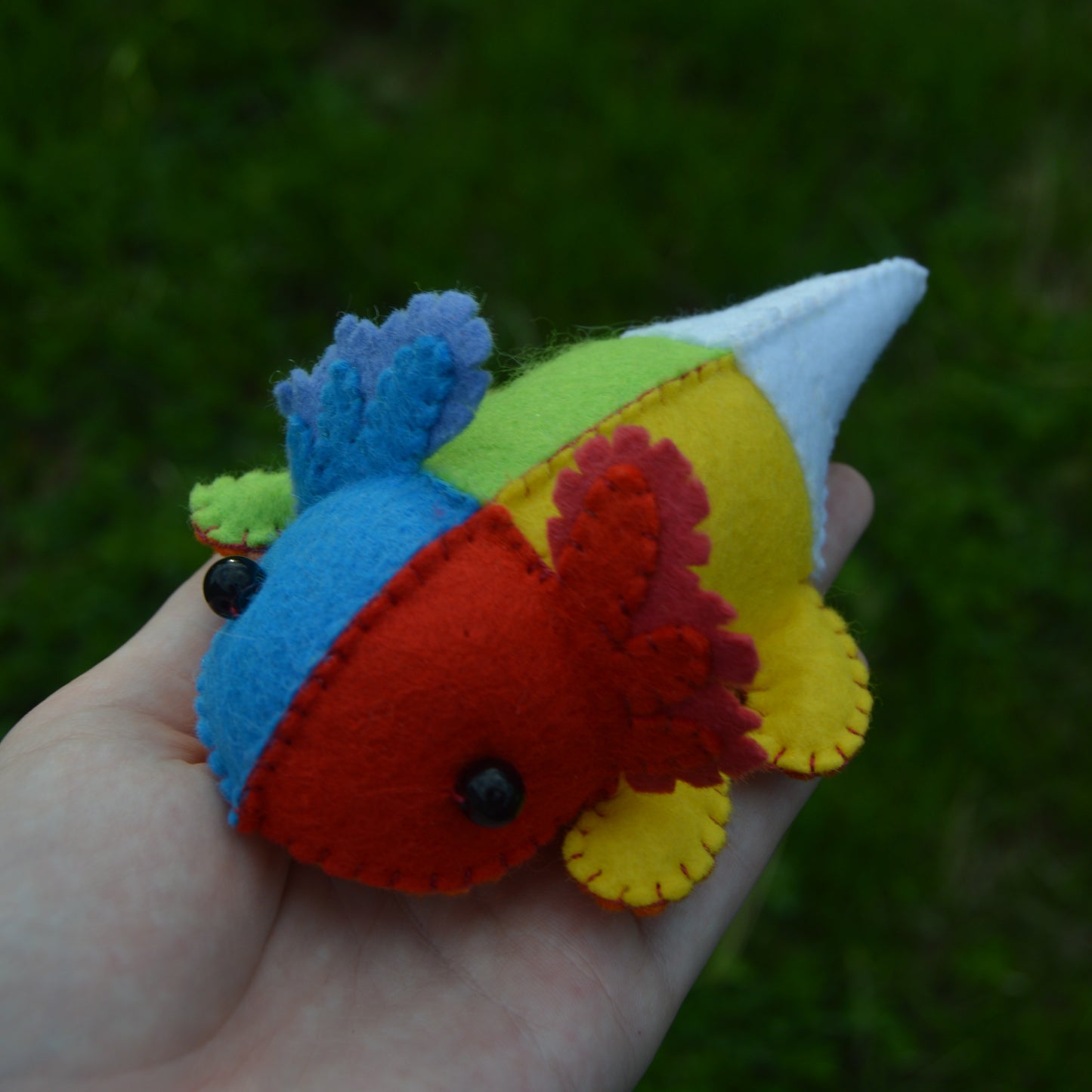 Snow Cone Axolotl Plush